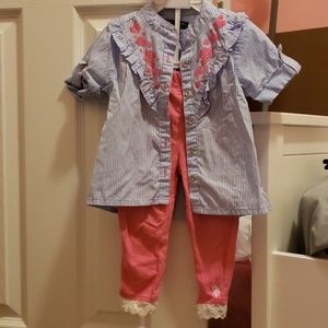 Girls Polo Outfit